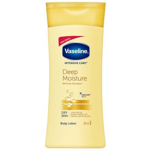 Vaseline Intensive Care Deep Moisture Body Lotion – With Pure Oat Extract, 100 ml