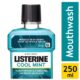 Listerine Mouthwash Liquid - Cool Mint, Removes 99.9% Germs, 250 ml