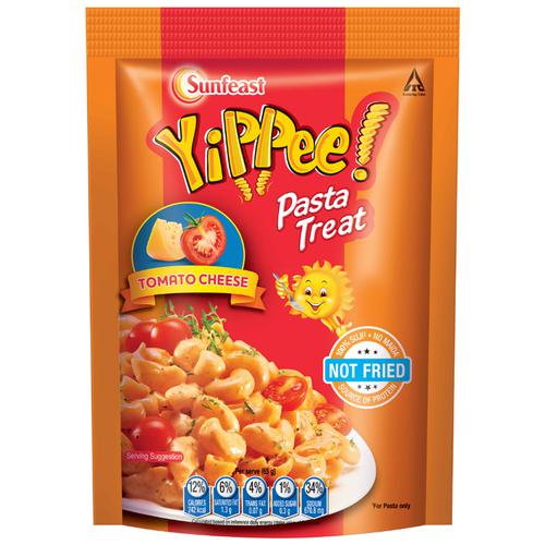 Sunfeast YiPPee! – Instant Pasta Treat, Tomato Cheese, Made With Semolina/Suji, Non Fried, 65 grm