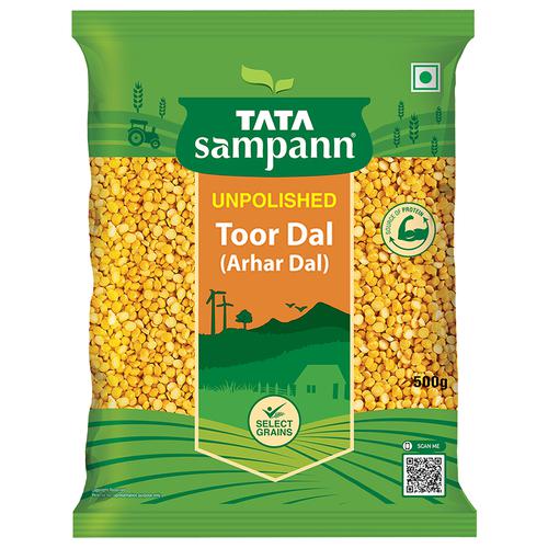 Tata Sampann Toor Dal/Arhar Dal, 500 grm